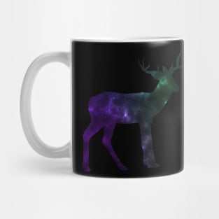 Space Silhouette Deer Mug